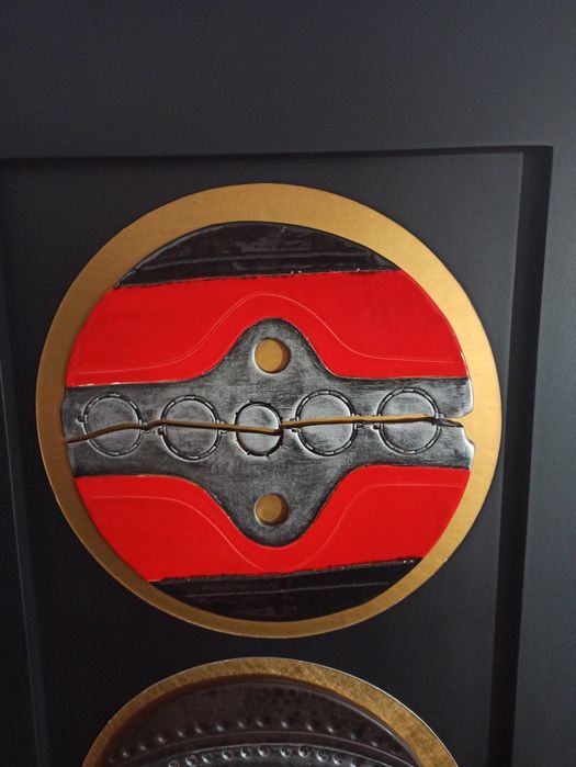 Painel - Cerâmica sobre Madeira