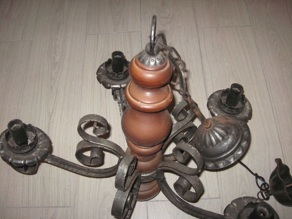 Antigo Candêeiro de této - Rustico