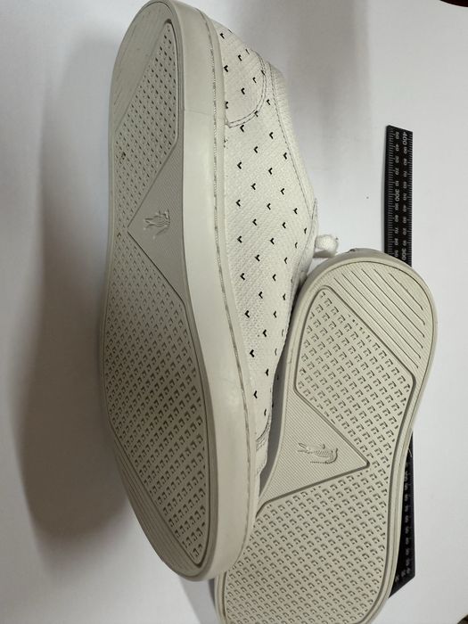 Lacoste кеди шкіряні