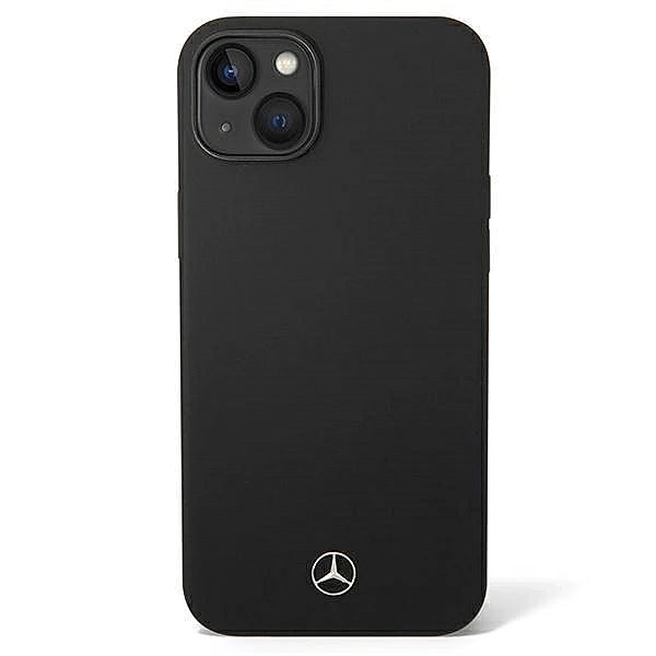 Etui Mercedes Silicone Line na iPhone 14 Plus - czarne