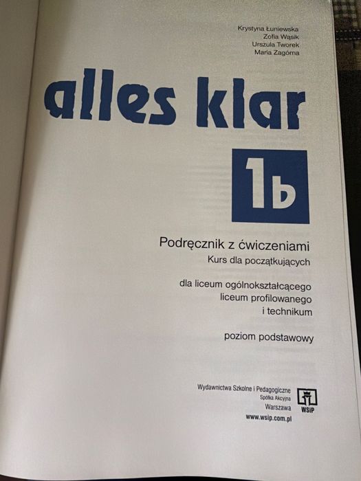 Alles klar 1b nowe z płytą