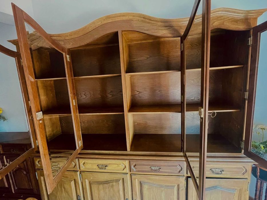 Conjunto de Sala de Jantar Clássico em Madeira – Completo (935 278 143)