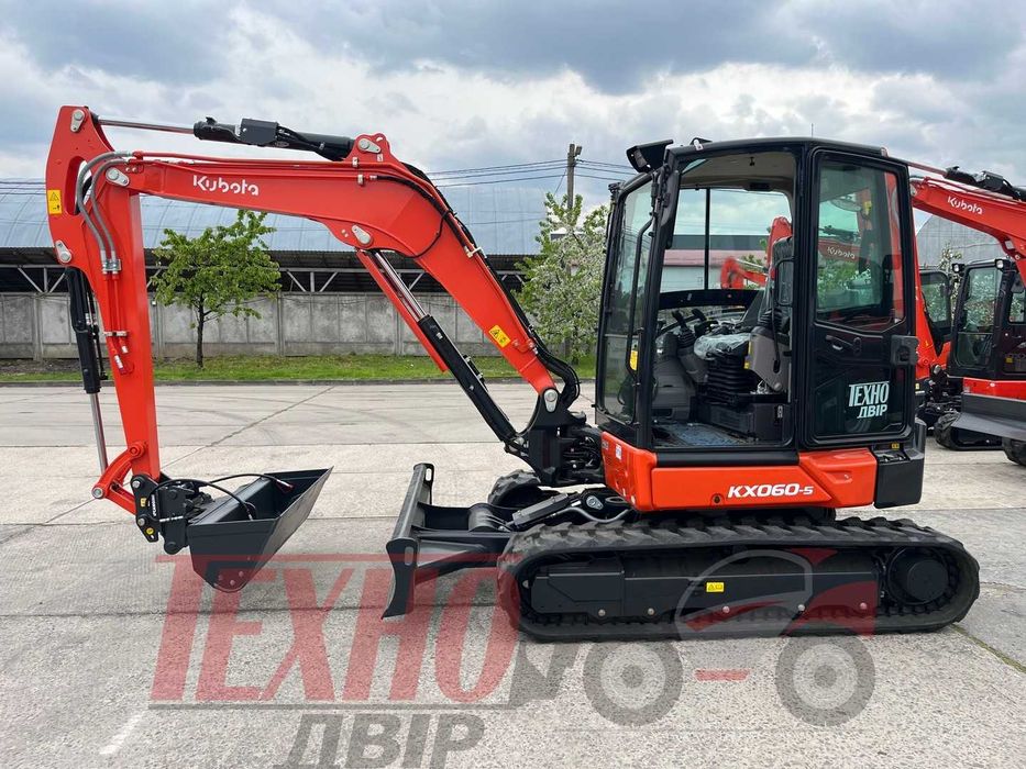 Міні-екскаватор Kubota KX 060-5 KGLS2 НОВИЙ (JCB, Yanmar)