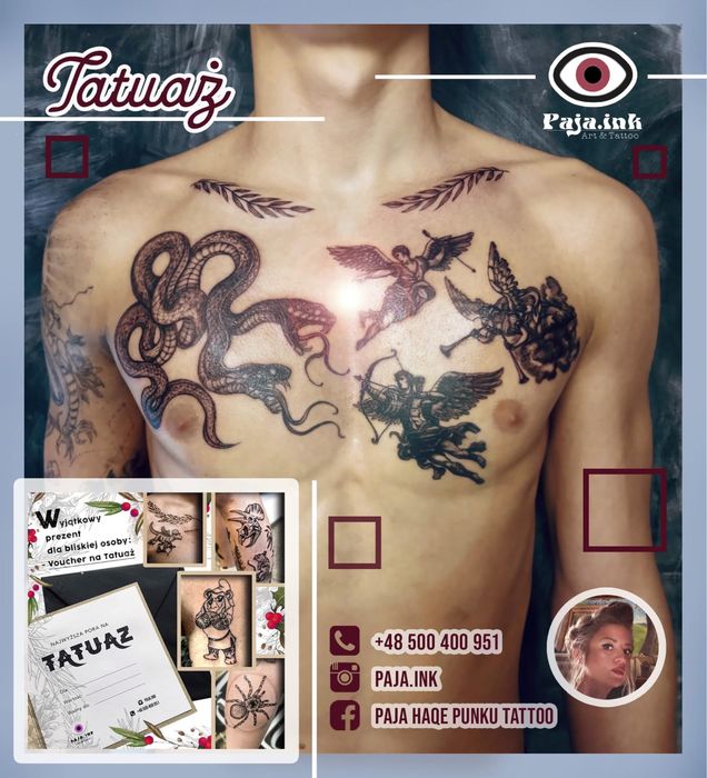 Profesjonalne Tatuaże! Vouchery!