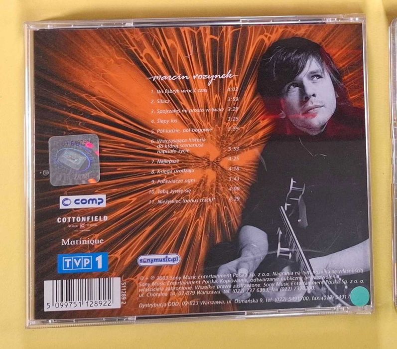 Marcin Rozynek "Księga urodzaju" CD - stan idealny
