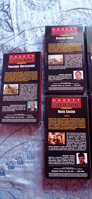 Kolekcja kaset wideo 7x VHS