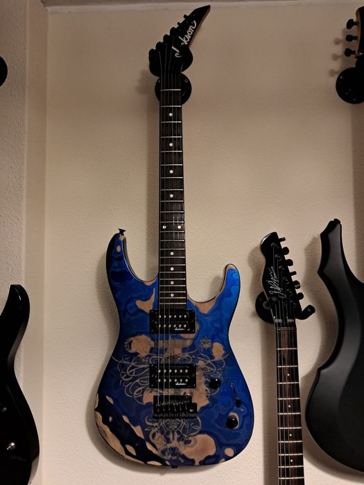 Guitarra elétrica jackson dinky customizada