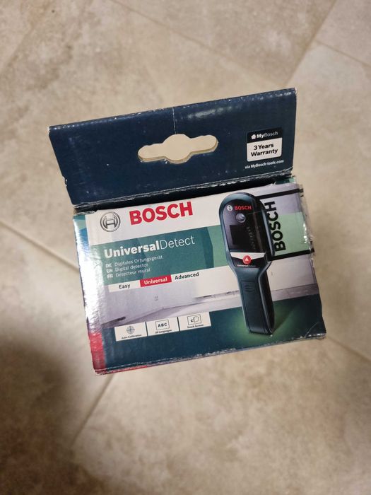 Wykrywacz Detektor Przewodów Kabli Rur Drewna Metalu Bosch