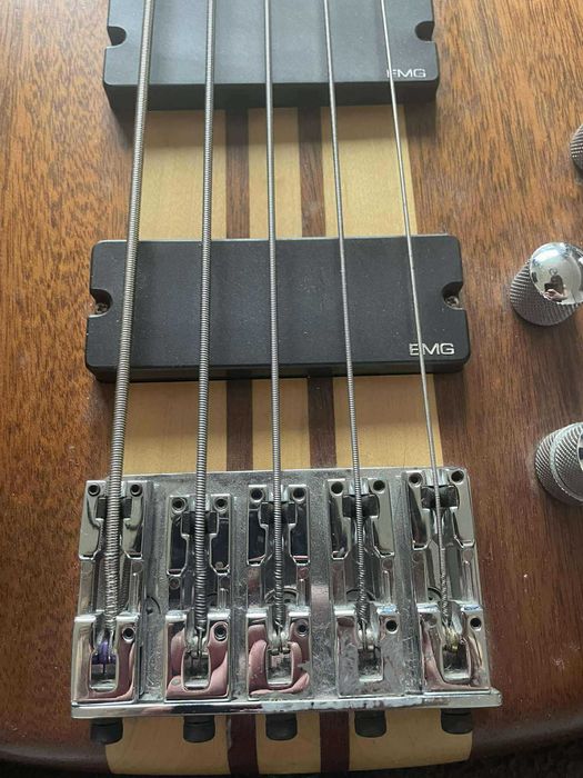 5-strunowa gitara basowa custom , EMG, Schaller + hardcase