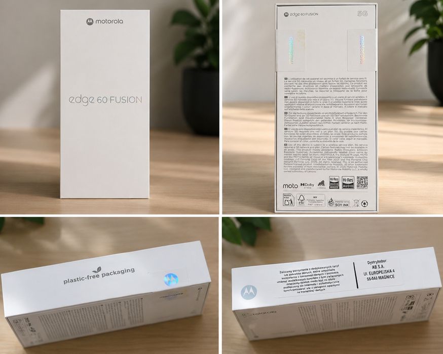 NOWA Motorola Edge 60 Fusion 8/256 GB 5G | Fabrycznie zaplombowana | O