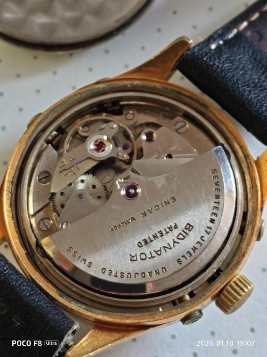 Enicar automat triple date fazy księżyca