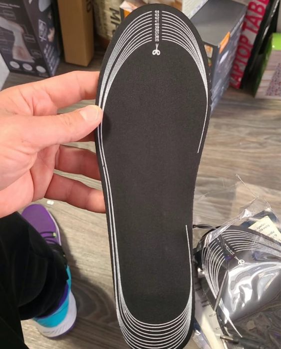 Стельки с подогревом 35-45 размер теплые стельки USB