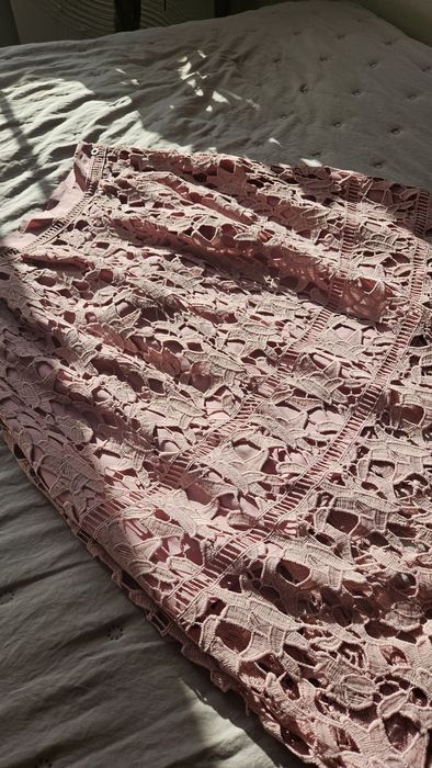 Różowa ażurowa spódnica Top Secret, r. 40