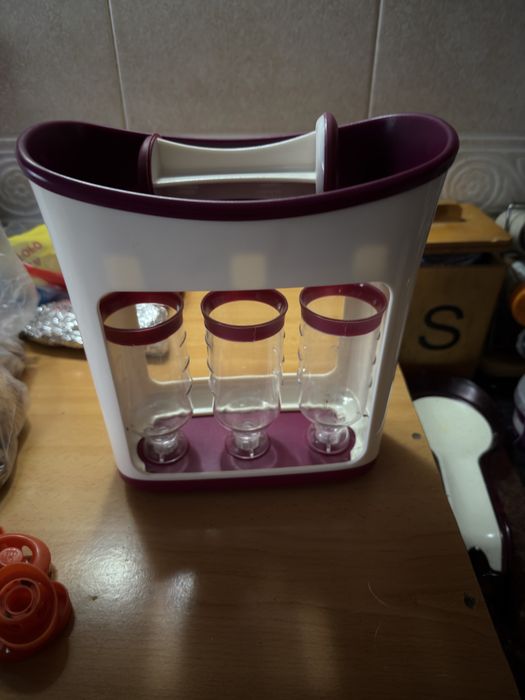 Máquina de encher fruta para bebés