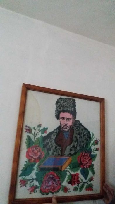 Вишитий портрет Тараса Шевченка (ручна робота)