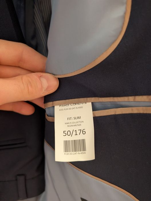 Garnitur pako lorente granatowy