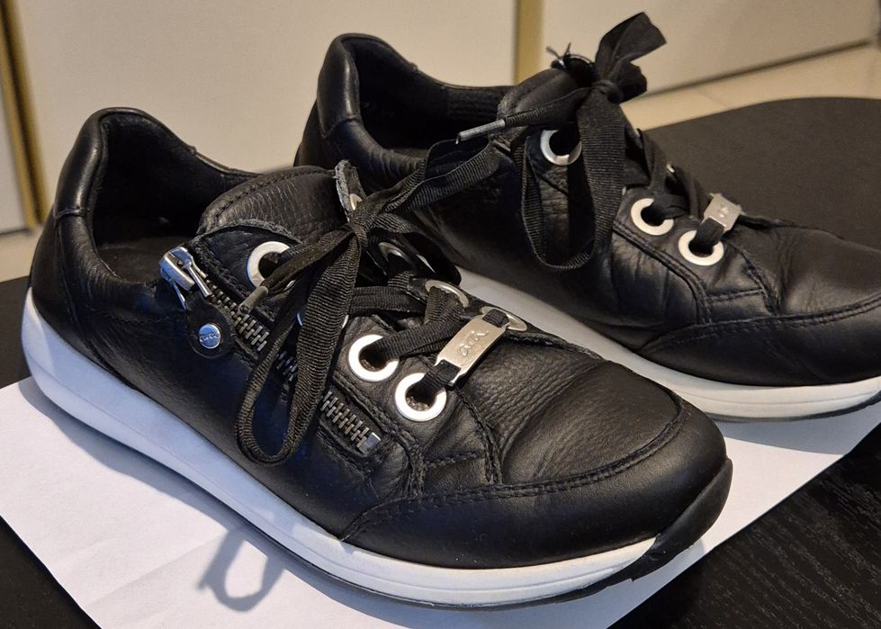 Sneakersy damskie Ara buty sportowe skórzane  37