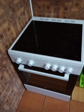 Fogão elétrico com novo