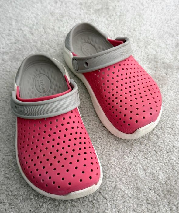 Klapki Crocs Literide Clog różowe dziecięce r 29 c13