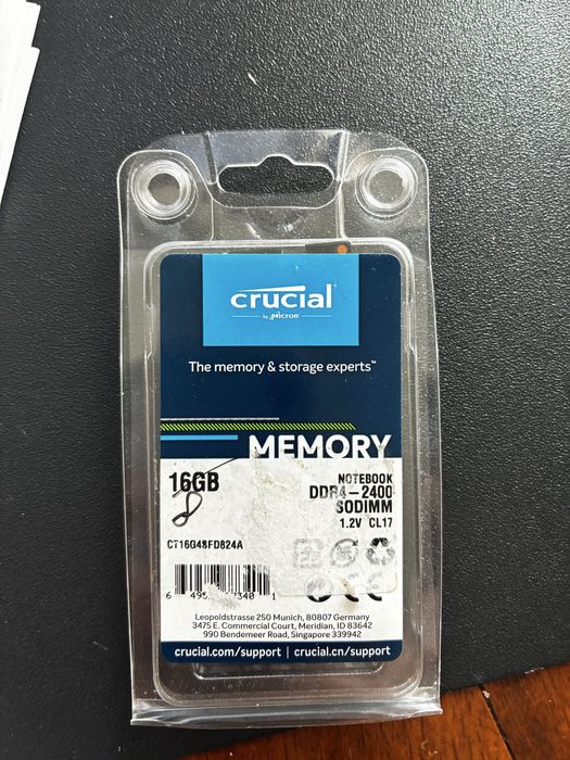 Ddr4 4gb  1rx16 6 pc