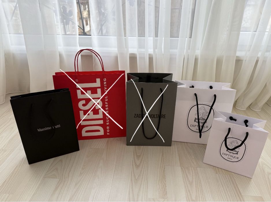 Продам пакети Massimo Dutti та Diptique (оригінал)