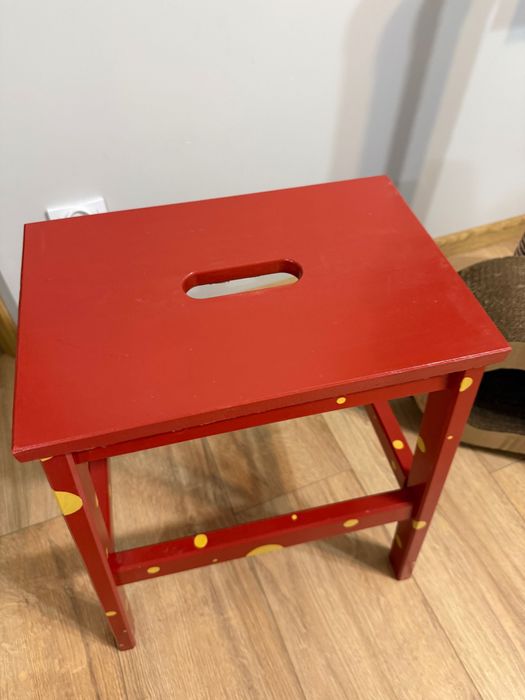 BEKVÄM Taboret ze schodkiem - buk 50 cm