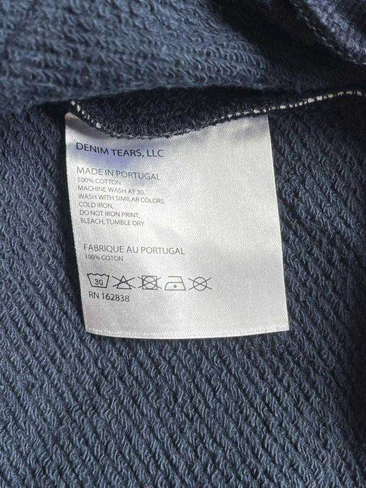 Denim Tears The Cotton Wreath Sweatshirt Navy