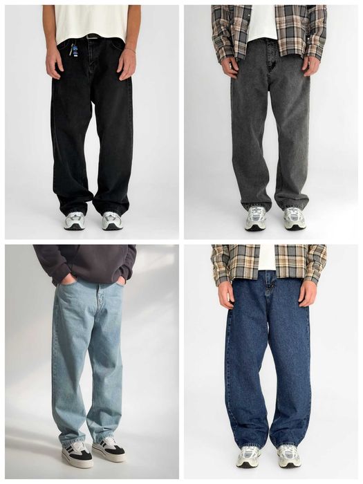 Джинси чоловічі baggy jeans, широкие джинсы мужские реп rap sk8 ск8 L