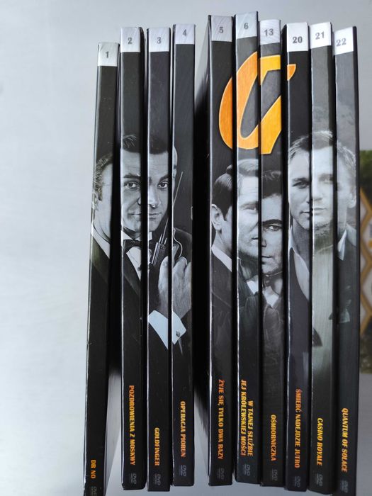 007 James Bond kolekcja 10 szt DVD różne