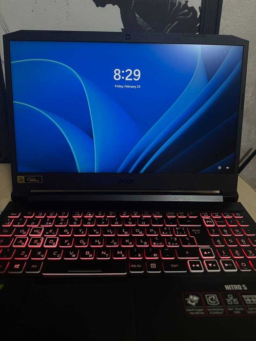 Ігровий ноутбук Acer Nitro 5/R7-5800H/16GB/SSD 1TB/RTX 3060 6GB/144Hz