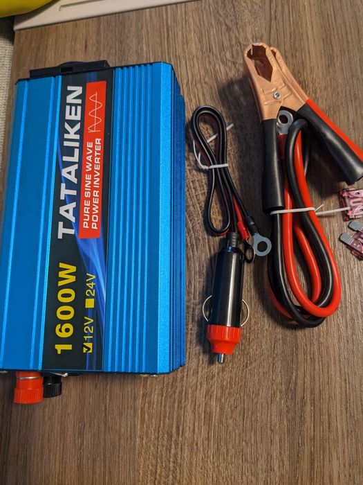 Інвертор 500 Вт 12 вольт,  пікова 1600 вт , чистий сінус 12 вольт Tata