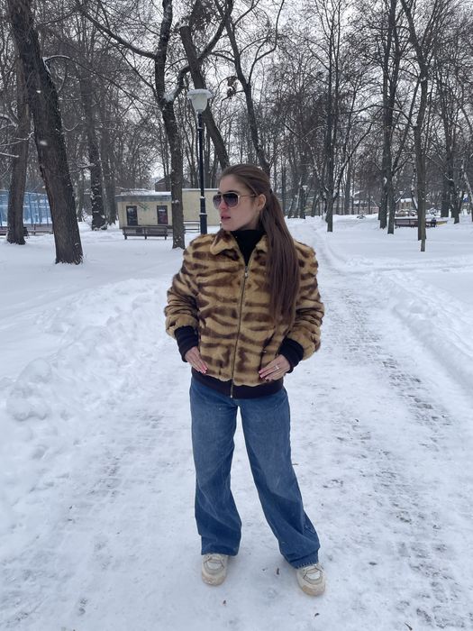 Куртка полушубок на молнии норка