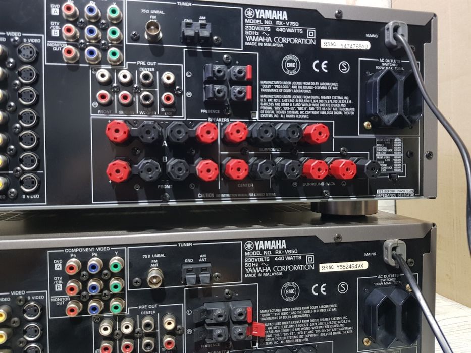Пульт!7.2AV ресивер Yamaha RX-V650/750  2х145Вт б/у з Німеччини