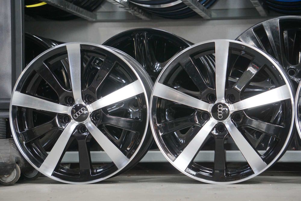 Alufelgi Platin Germany 5x112 7Jx17 et46 cb66,6mm czarny polysk i cnc