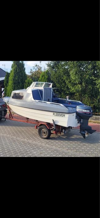 Łódź Motorowa/Kabinowa - OSTRÓDA- motorówka - Yamaha 60hp + przyczepa lekka
