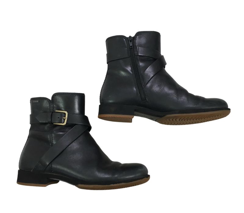 Сапожки полусапожки чобітки ecco 36 шкіряні