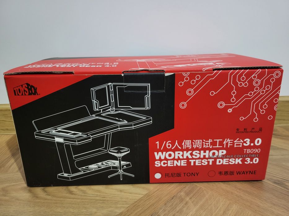Akcesoria w skali 1/6 Toysbox Workshop Scene Test Desk 3.0
