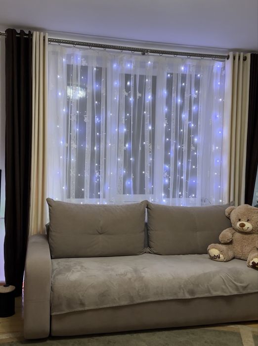 Гірлянда роса шторка нова