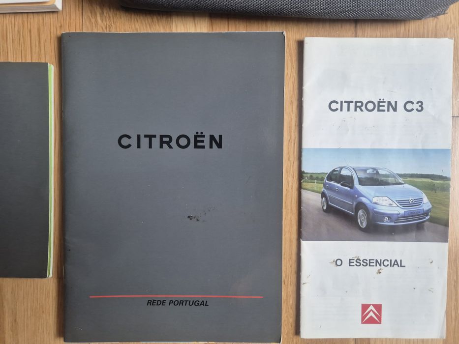Bolsa e manuais citroen C3