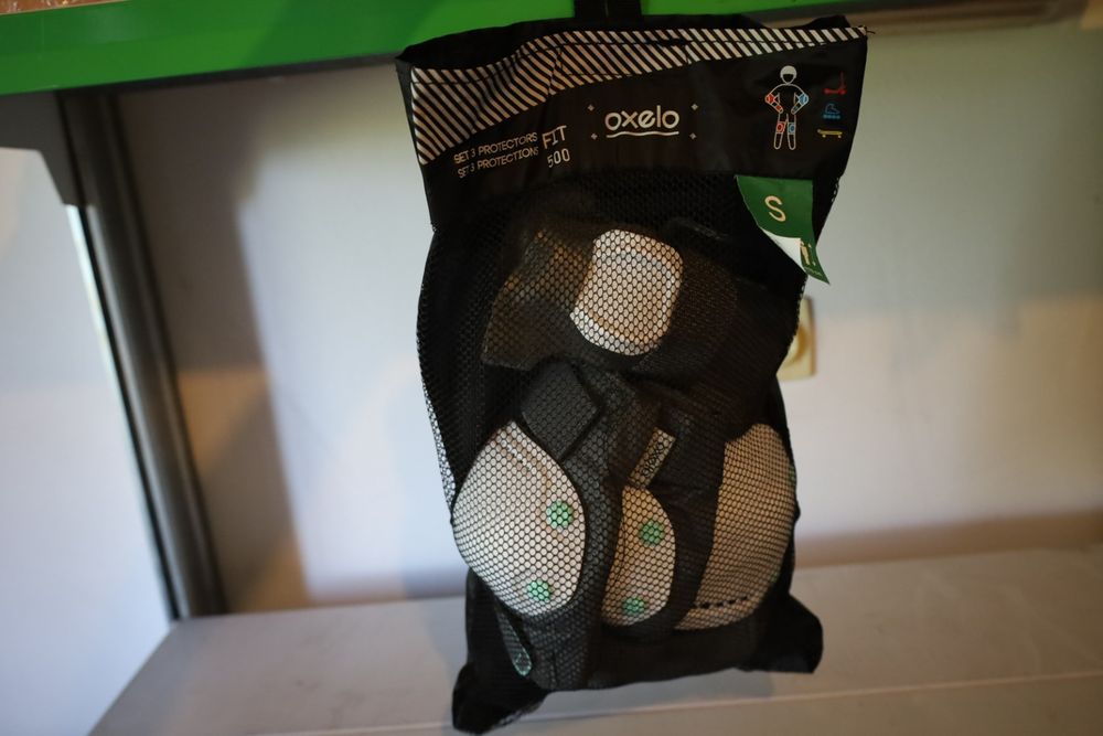 Set de 3 proteções OXELO tamanho S seminovo