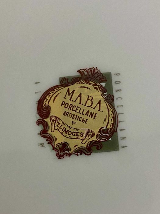 7 Pratos Marcadores Limoges / M.A.B.A. / Disfer – Novos com Selo -Kit3