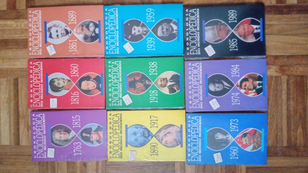 Cronologia Enciclopédica do Mundo Moderno (vol.1 a vol.9)