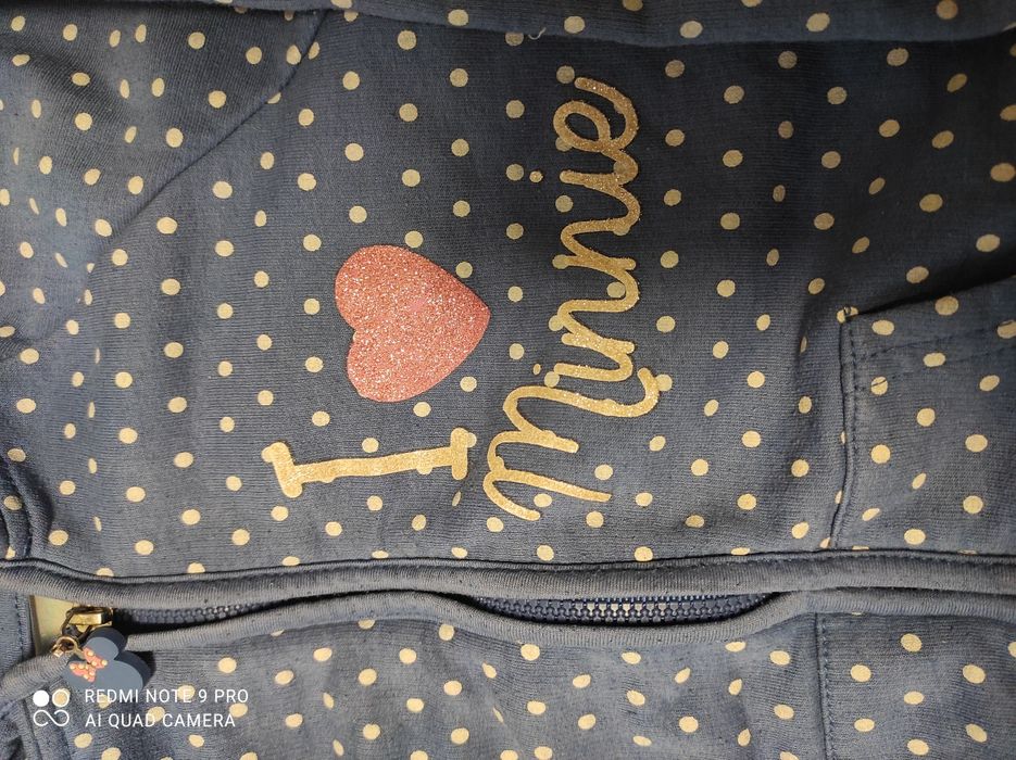 Bluza rozpinana z kapturem cool club z Minnie, rozmiar 92