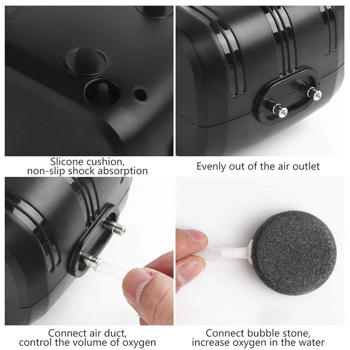 NR 17 5W Regulowana Pompa Napowietrzająca do Akwarium