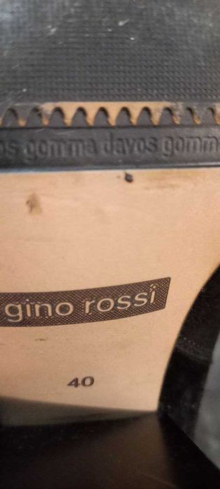 Жіночі Ботильйони Gino Rossi замшеві чорні на 38-39р.