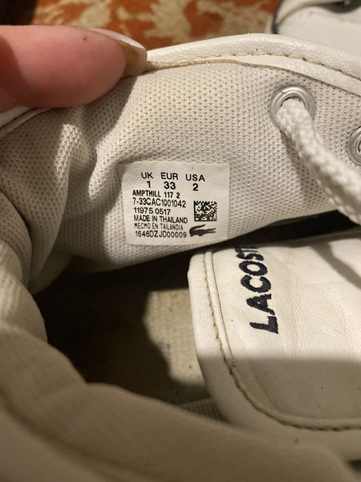 Кросівки lacoste  оригінал