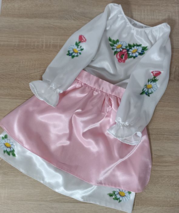 Вишиванка + спідничка для дівчинки