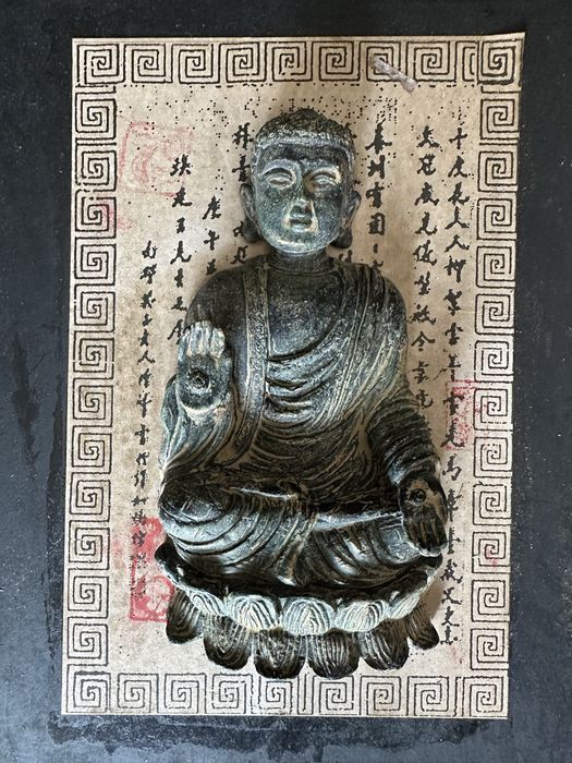 Quadro Decorativo Busto / Figuras de Buda – Estilo Oriental (33x55 cm)