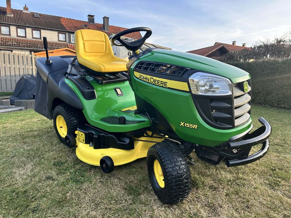 John Deere X155R 18 KM V-Twin 193 h Kosz 300L Hydrostat traktorek