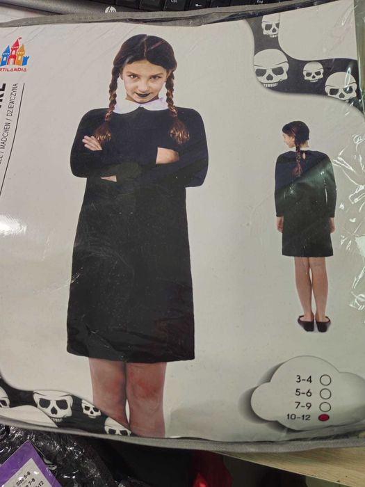 Disfarce de Carnaval - Wandinha 10/12 anos